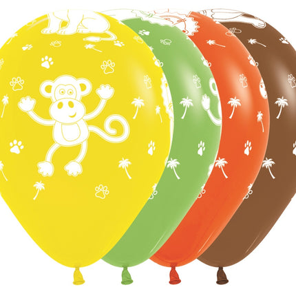 Ballons Jungle Animals Mix 30cm 25pcs