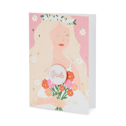 Carte de vœux Bride 15cm