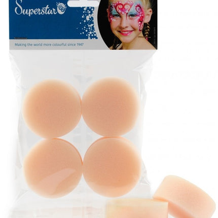 Éponge nude 4 pièces