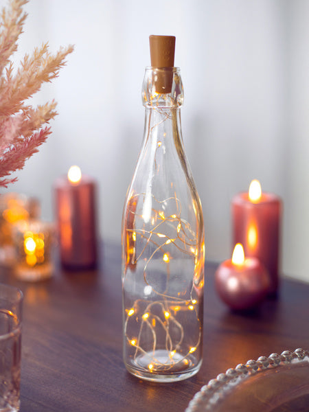 Bougie émoussée Rose Gold Metallic 12cm 6pcs