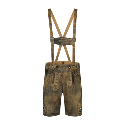 Lederhose Marron Hommes Cuir