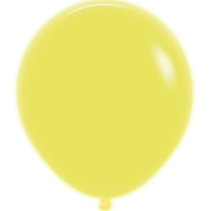 Ballons Néon Jaune 45cm 25pcs