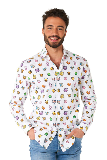 Chemise Pixel Pokémon Hommes <tc>OppoSuits</tc>