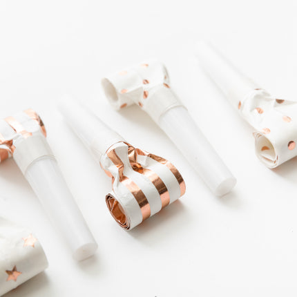 Langues à rouleaux Rose Gold 6pcs
