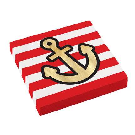Serviettes Pirates 33cm 16pcs