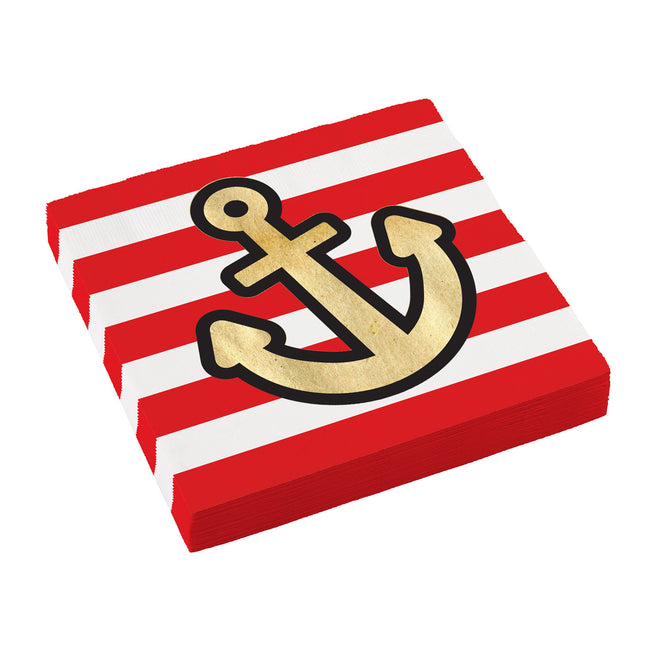 Serviettes Pirates 33cm 16pcs