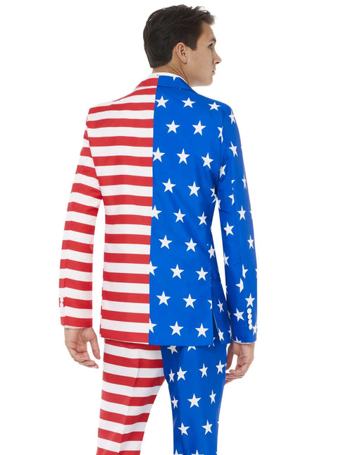 Costume drapeau des USA Hommes <tc>Suitmeister</tc>