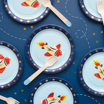 Assiettes de l'espace 18cm 6pcs