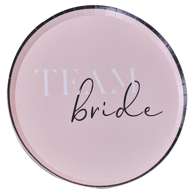 Assiettes Team Bride 25cm 8pcs