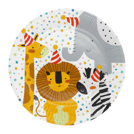 Assiettes Safari 23cm 8pcs