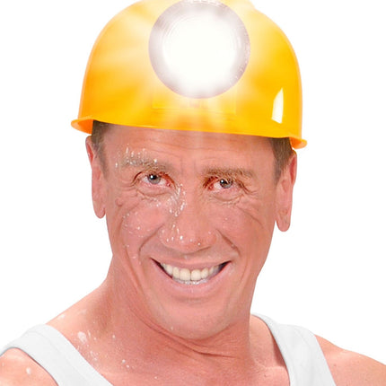 Casque de chantier avec lumière