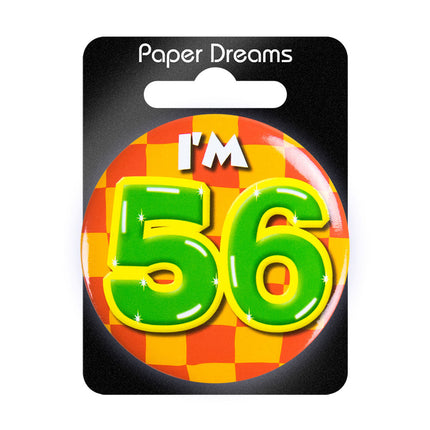 Je suis 56 Bouton 56 ans 5.5cm