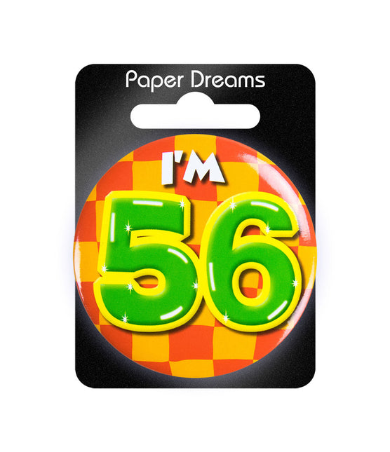 Je suis 56 Bouton 56 ans 5.5cm
