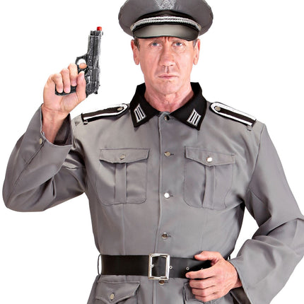 Faux pistolet gris 19cm