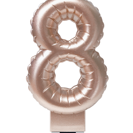 Ballon en feuille de bougie Rose Gold 8 10cm