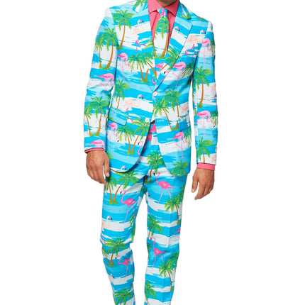 Costume Hawaii Hommes Flamant