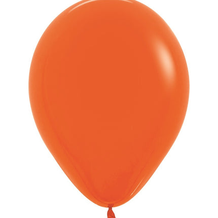 Ballons de baudruche Orange 25cm 100pcs