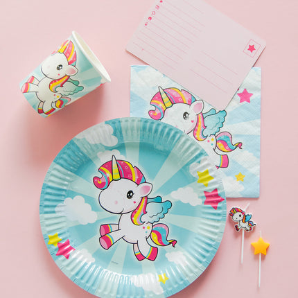 Invitations Licorne 6pcs