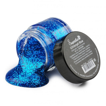 Gel pailleté bleu