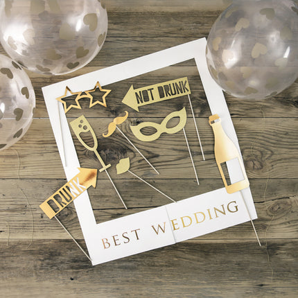 Cadre de photomaton pour le mariage