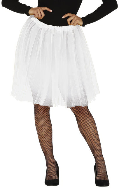Tutu blanc pour dames 60cm
