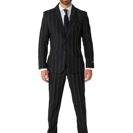 Costume noir à rayures Hommes <tc>Suitmeister</tc>