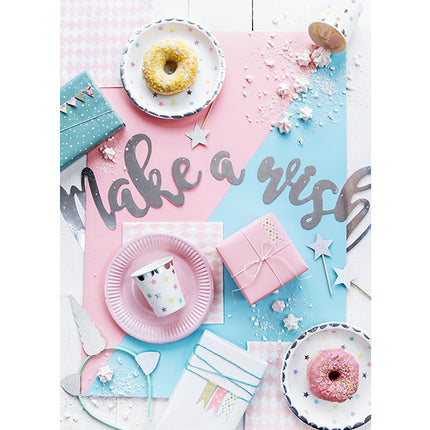 Assiettes en étoile 18cm 6pcs