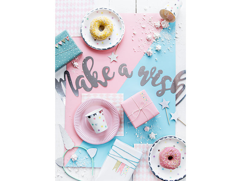 Assiettes en étoile 18cm 6pcs