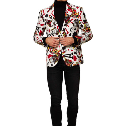 Casino Playing Cards Blazer Hommes <tc>OppoSuits</tc>