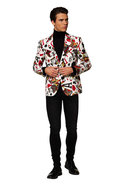 Casino Playing Cards Blazer Hommes <tc>OppoSuits</tc>