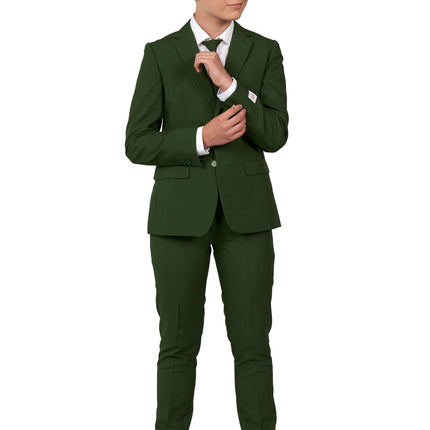 Costume vert foncé Garçon Ado <tc>OppoSuits</tc>