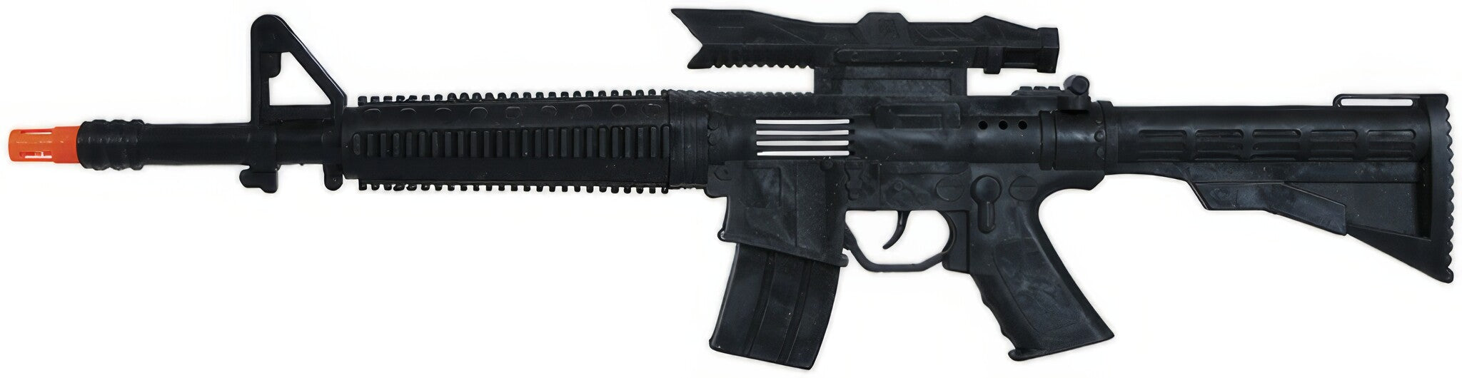 Faux pistolet avec viseur 58cm