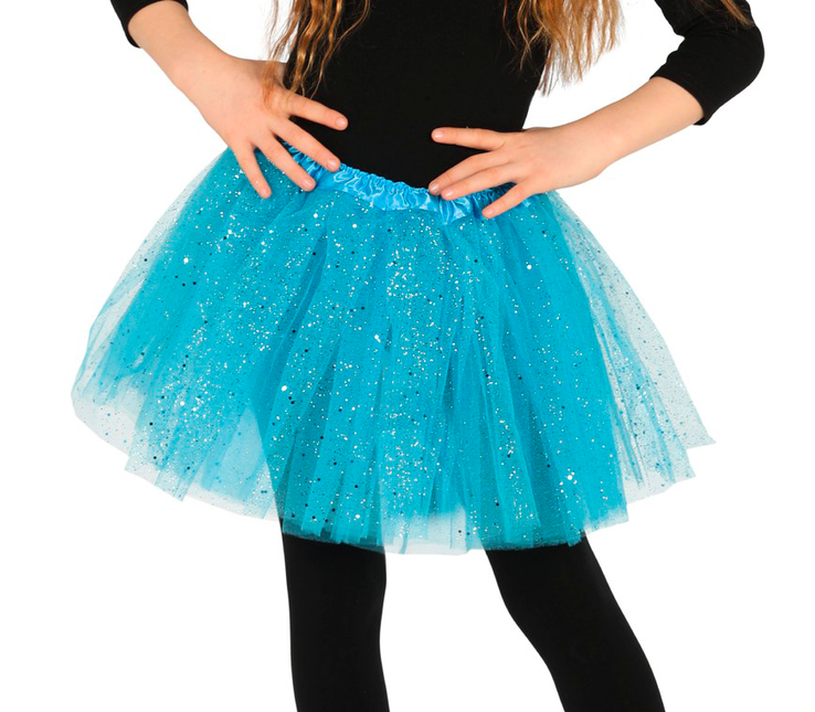 Tutu bleu enfant 31cm