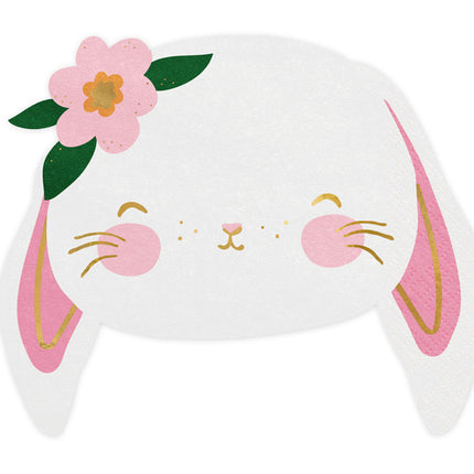 Serviettes de table Lapin 14,5cm 20pcs