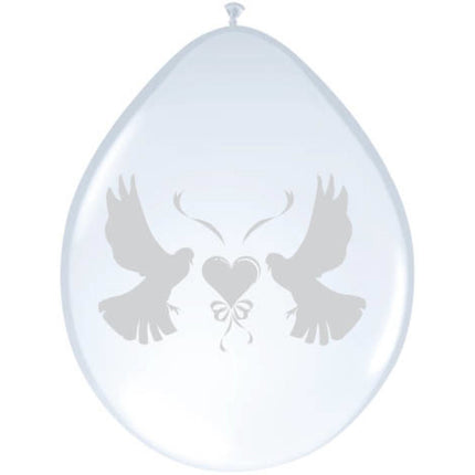 Ballons de mariage Colombe 30cm 8pcs