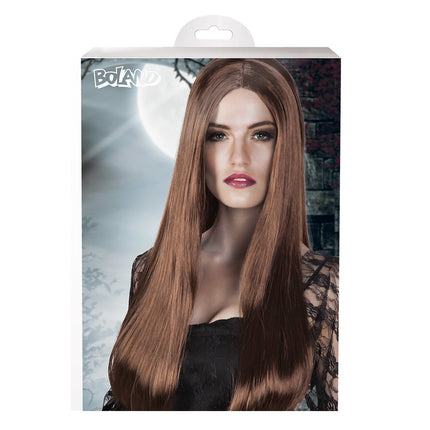 Perruque d'Halloween brune