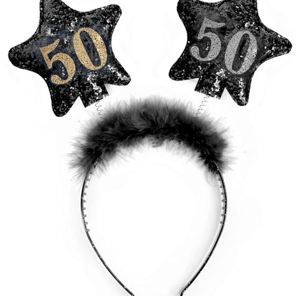 Bandeau 50 Years Stars Noir