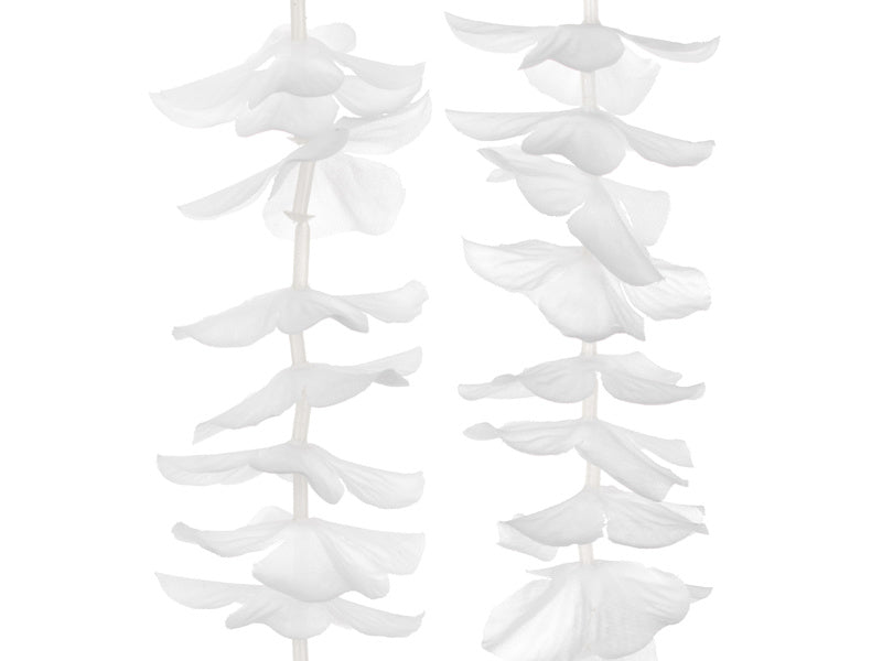 Guirlande de fleurs blanches 1.8m