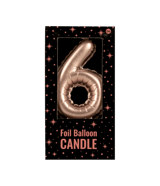 Ballon en feuille Candle Rose Gold 6 10cm