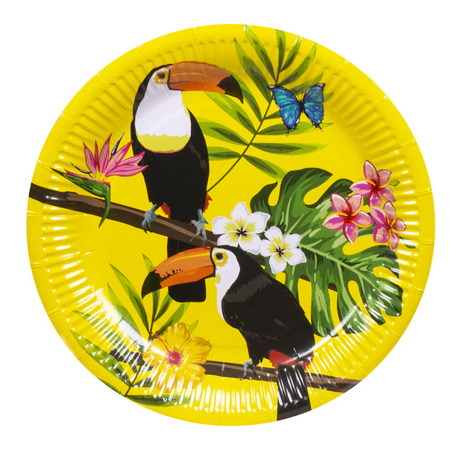 Assiettes Toucan 23cm 6pcs