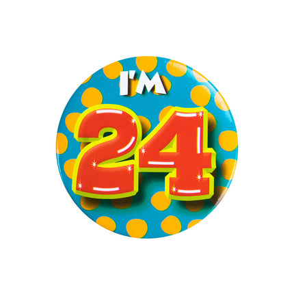 Je suis 24 Bouton 24 ans 5.5cm