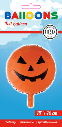 Halloween Ballon à l'hélium Citrouille 45cm vide