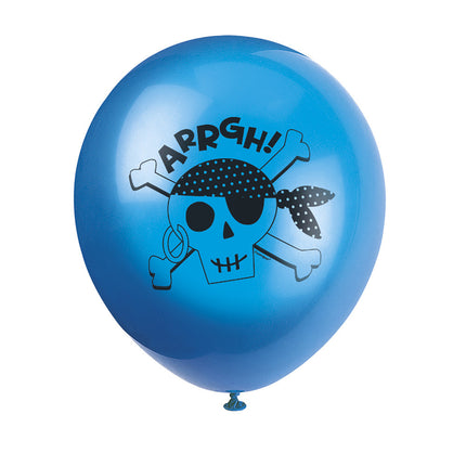 Ballons Pirate Arrgh 30cm 8pcs
