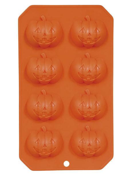 Moule à glace Halloween Citrouilles 22cm 8 pièces