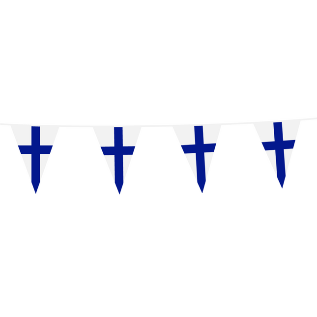 Ligne de drapeau Finlande 10m