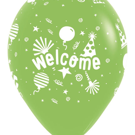 Ballons Welcome Fashion Solid Mix 30cm 25pcs