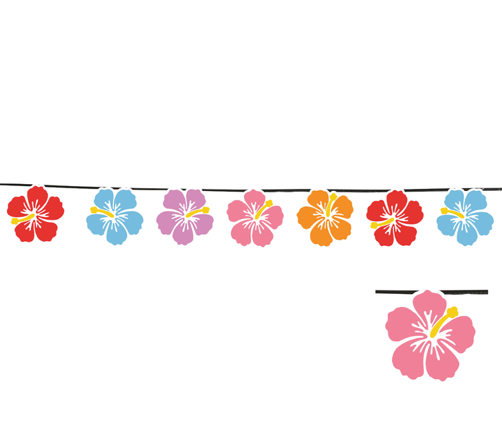 Guirlande de fleurs 3m