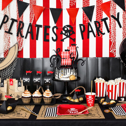 Set de cupcakes Pirate 6pcs