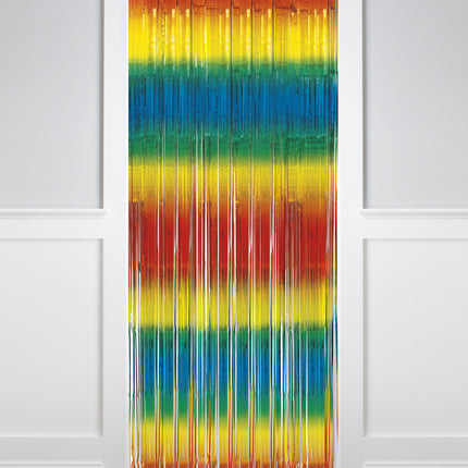 Rideau de porte arc-en-ciel 2m