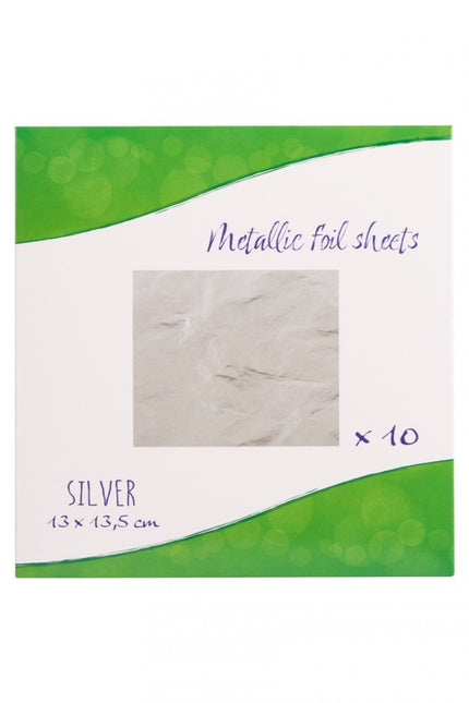 Feuilles d'aluminium PXP argentées par 10